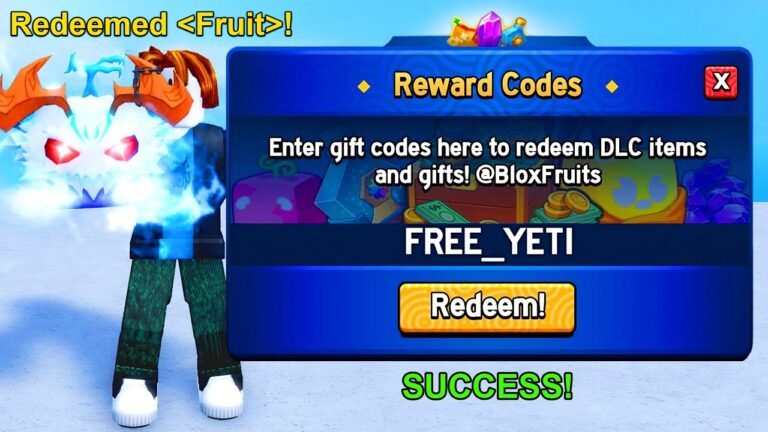 All New Working Blox Fruits Codes for March 2025 – Free Mythic Items, Rewards, and More!