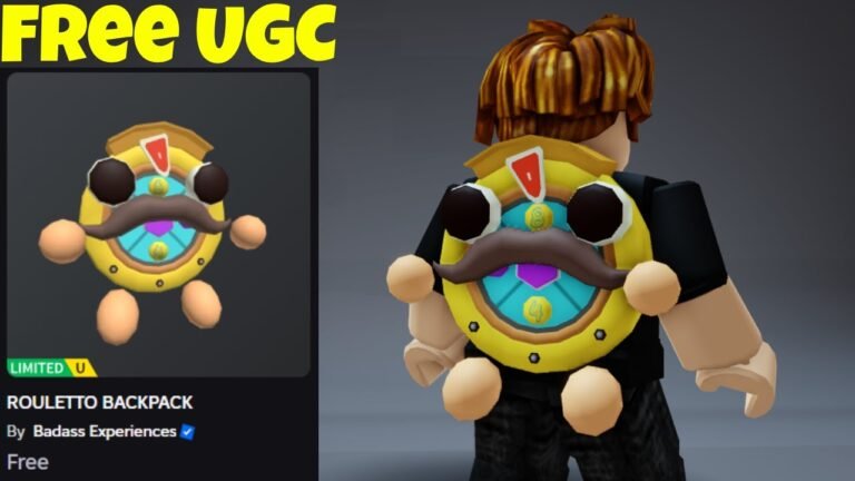 How to Get the Free UGC Limited Rouletto Backpack in Roblox (2025) 🎒✨