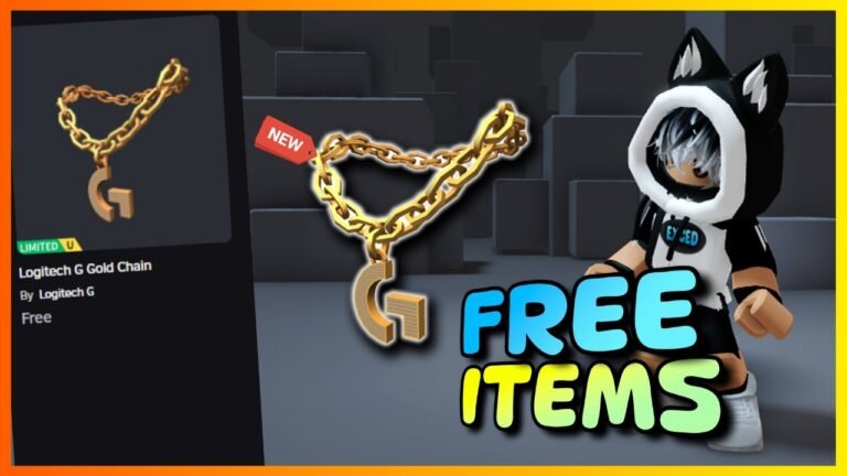 🎮 How to Get the Free Logitech G Gold Chain in Roblox (2025) – Limited UGC Item!